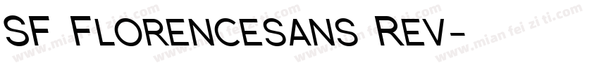 SF Florencesans Rev字体转换